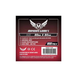 Sleeves Mayday 80x80mm Square