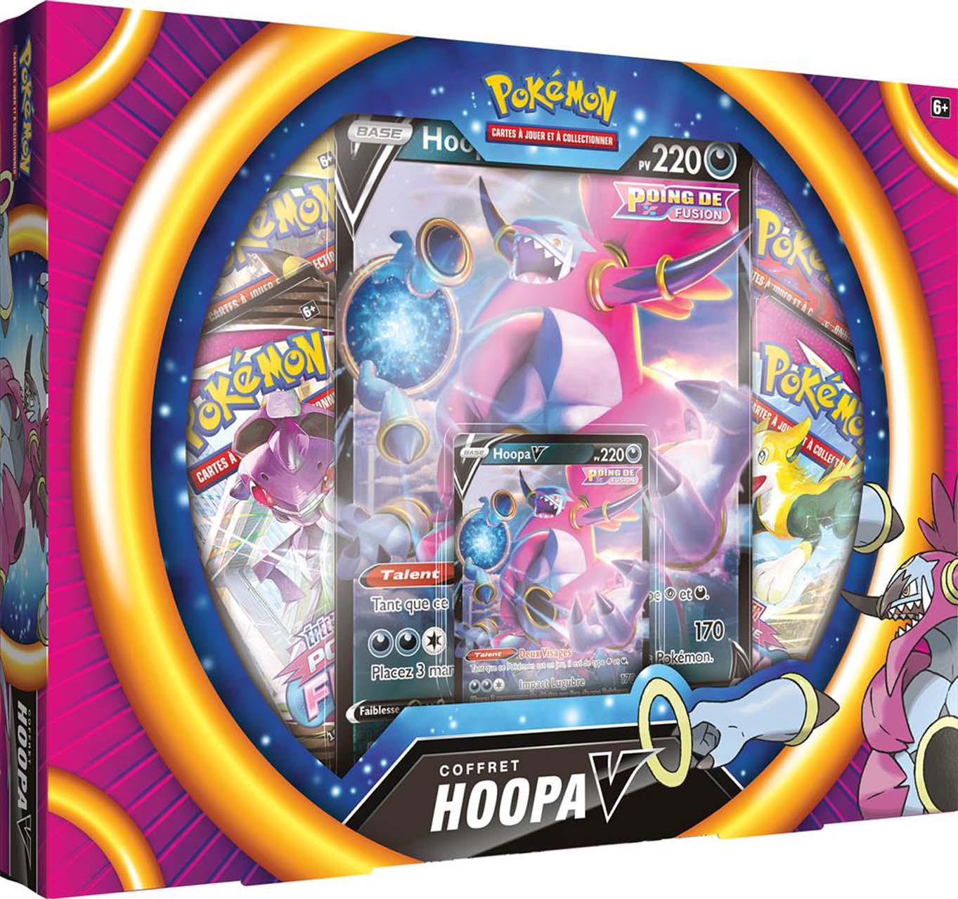 Pokemon Coffret - 4 boosters Hoopa V