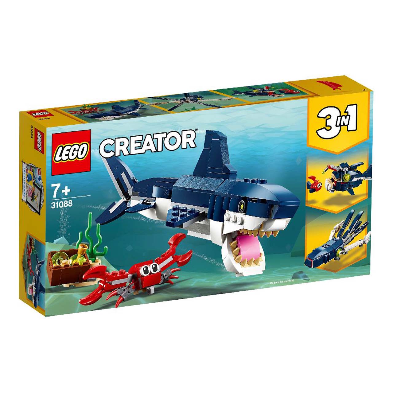 Les créatures sous-marines lego Creator