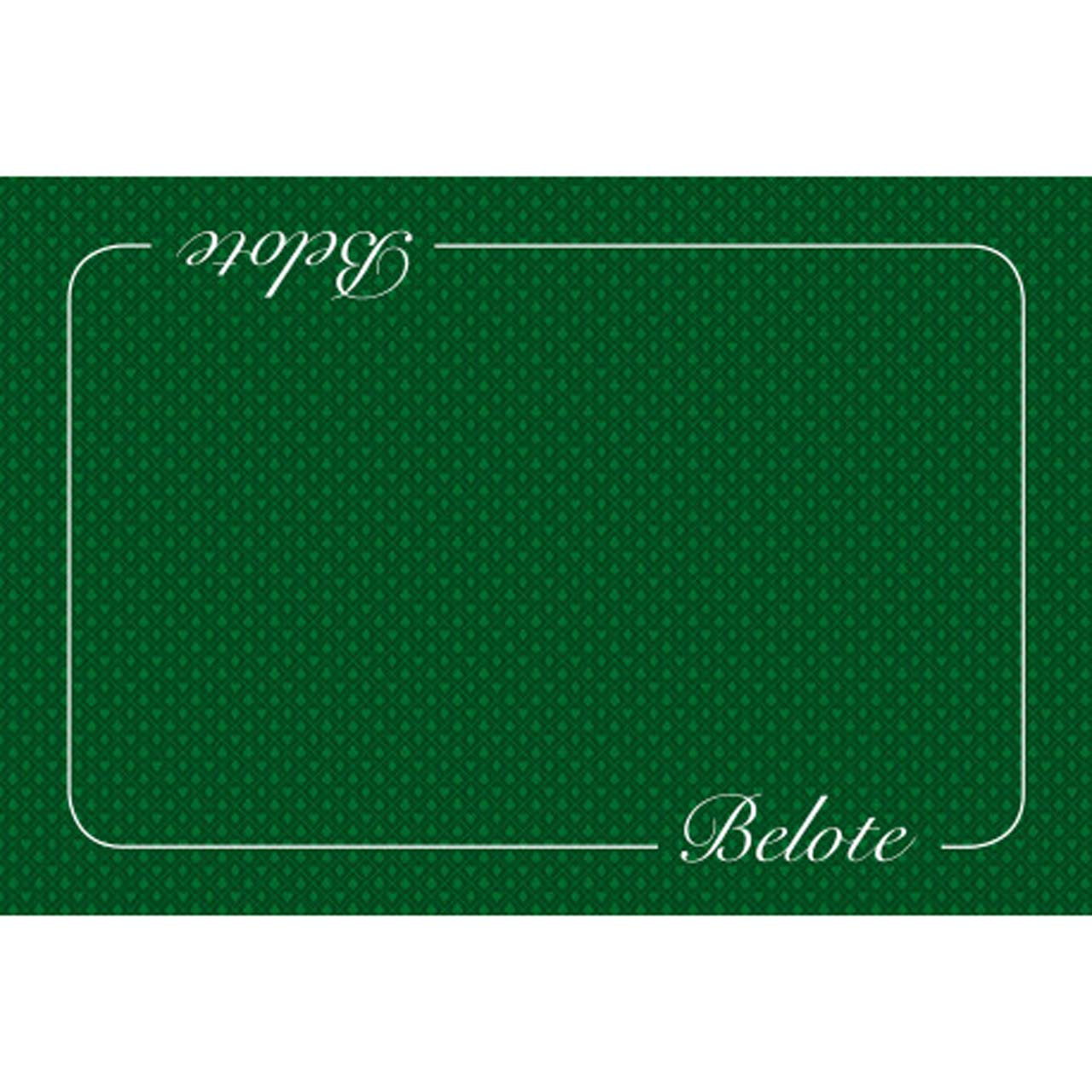 Tapis Belote Coeur de Pique Excellence Vert 40x60