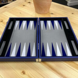 Backgammon Prestige 30cm Bleu