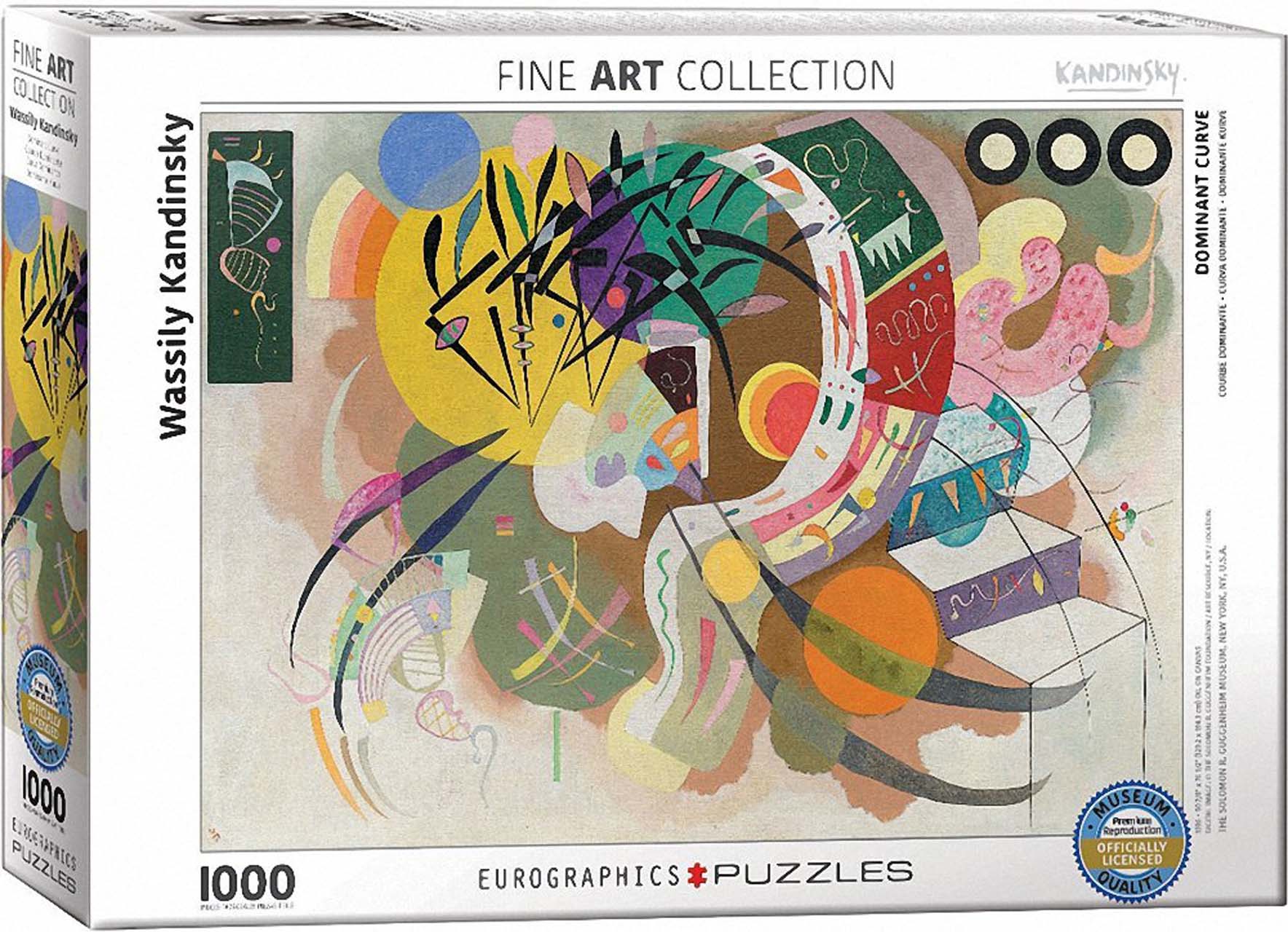 puzzle Kandinsky Courbe Dominante