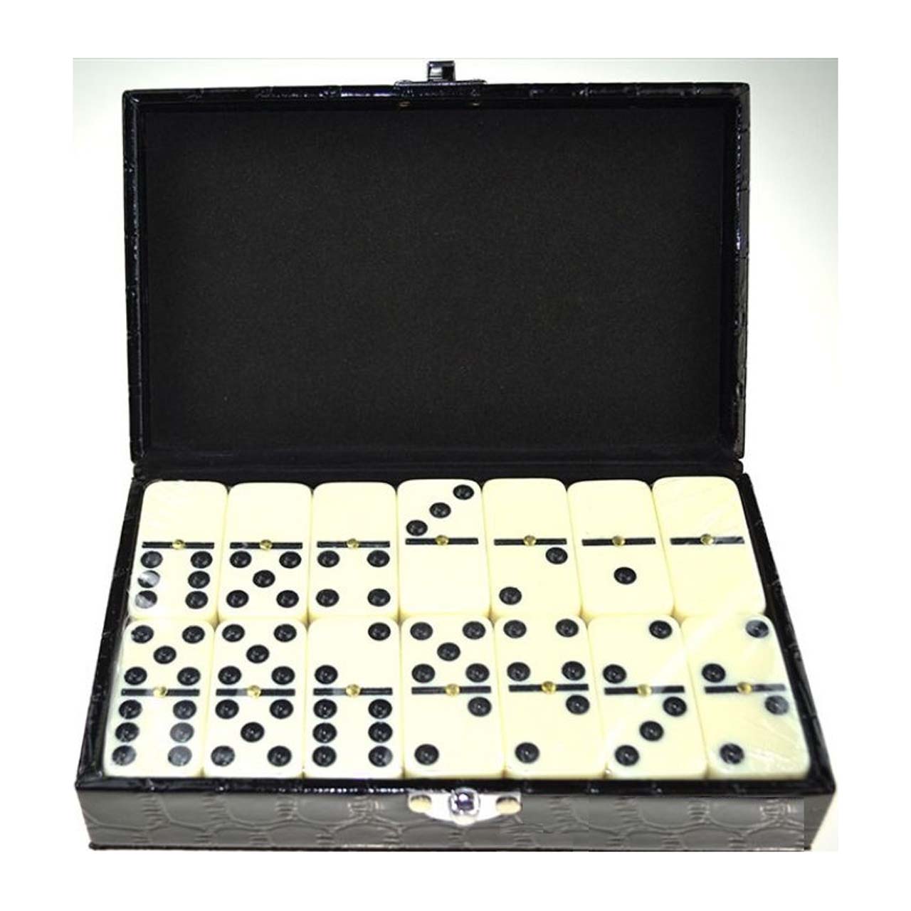 Dominos Ivoire Coffret cuir