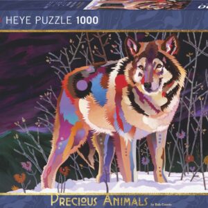puzzle Night Wolf