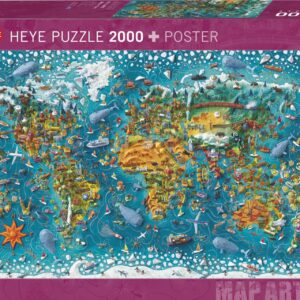 puzzle Miniature World Map Art