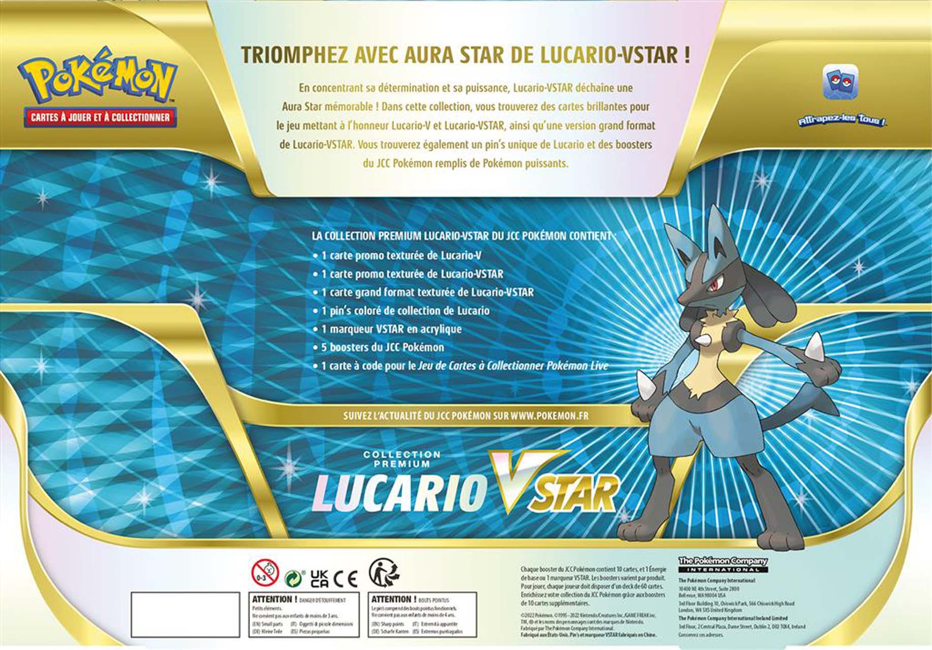 Classeur de cartes Pokemon Lucario