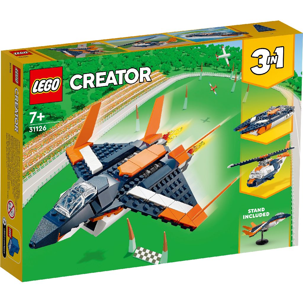 avion supersonique lego Creator