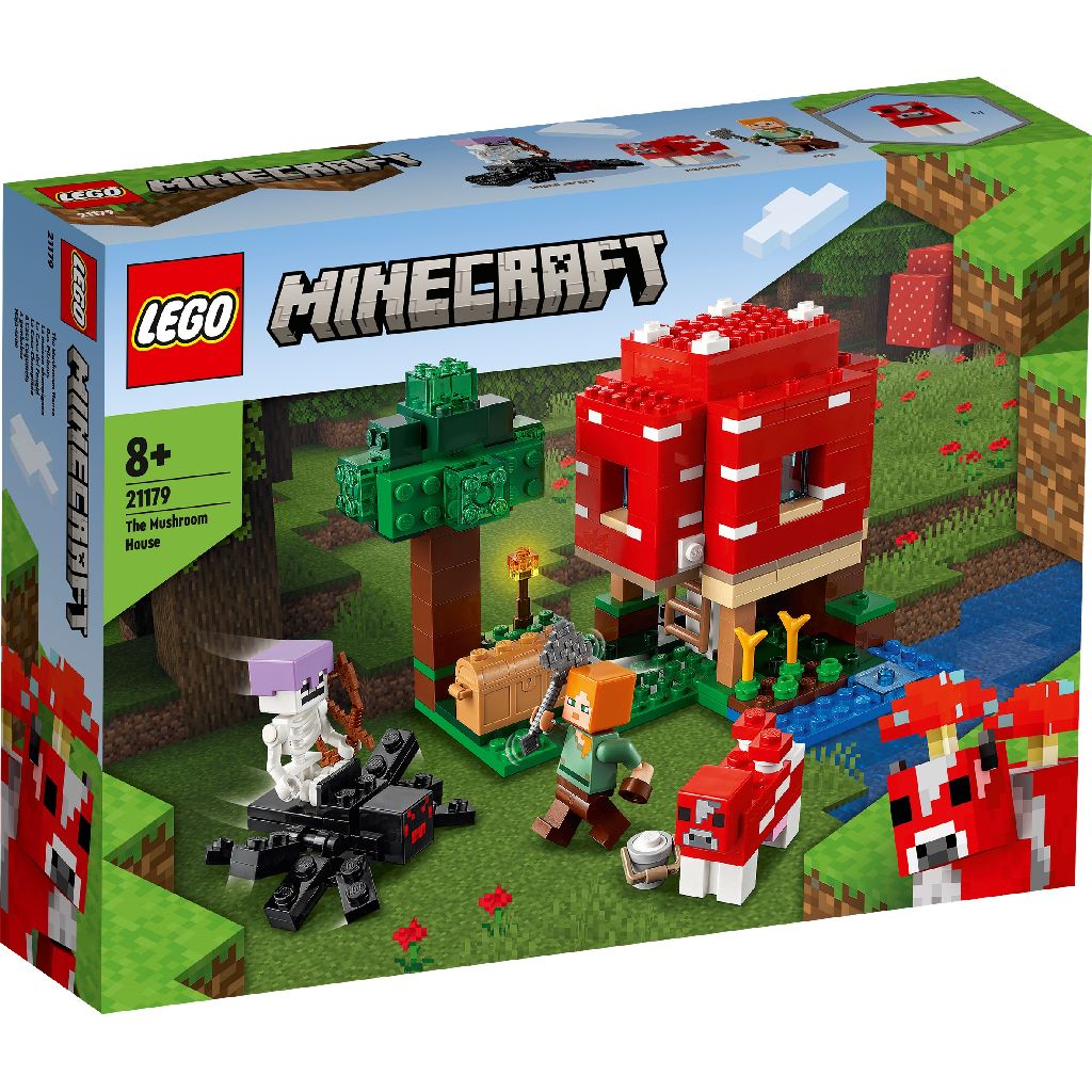 maison champignon lego Minecraft