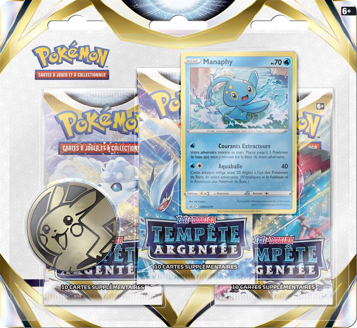 Pokémon 3 boosters Tempête Argentée