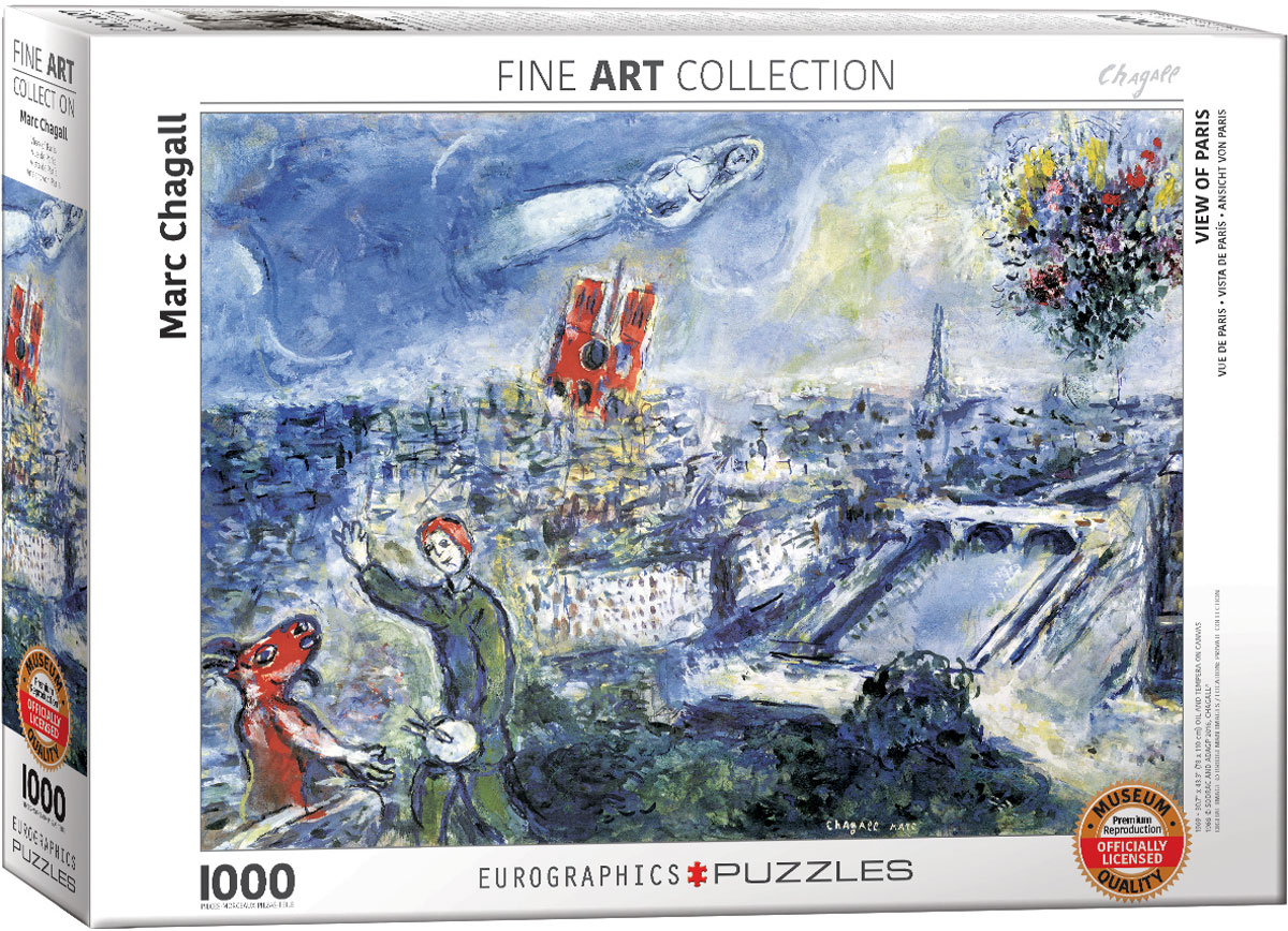Chagall Vue de Paris puzzle