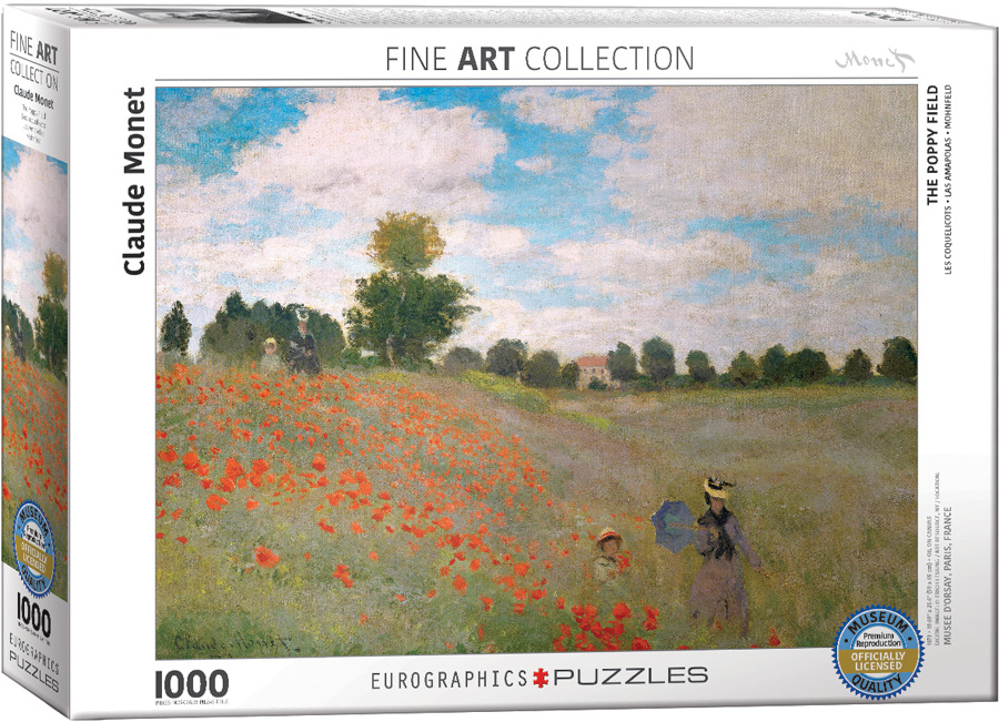 Champs de Coquelicots Monet puzzle