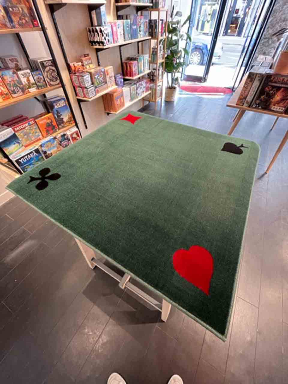 Tapis de carte 77x77 tissé