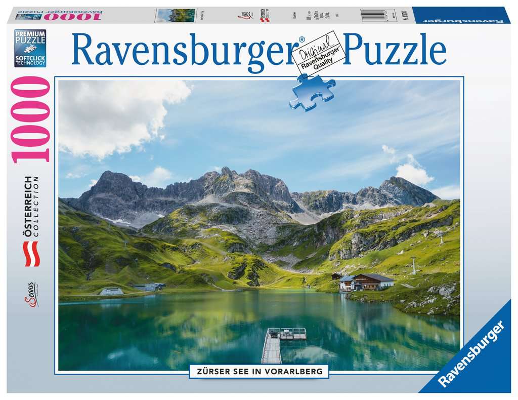 Ravensburger Puzzle Zursersee Vorarlberg Autriche
