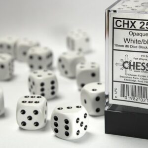 Set de 12 dés 6 faces (Chessex)