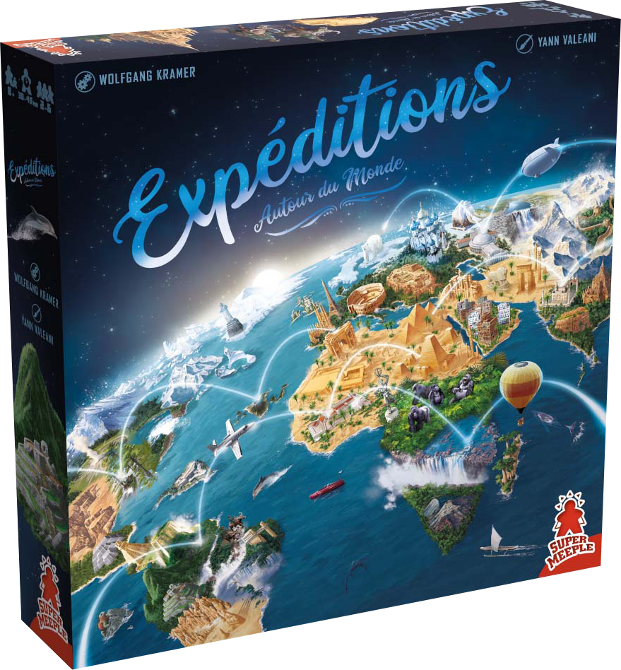 Expeditions autour du monde jeu de societe