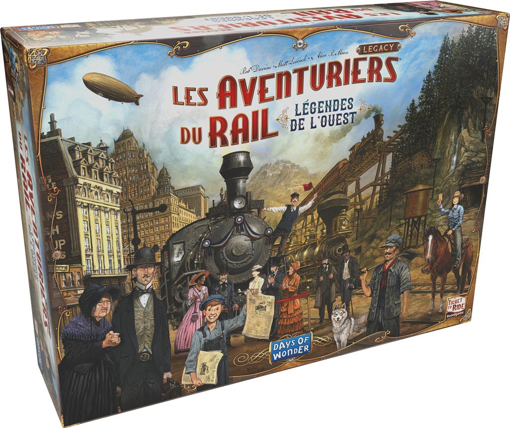Les Aventuriers du Rail Legacy lyon jeu de societe