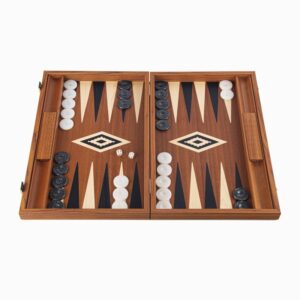 Backgammon 48cm Acajou