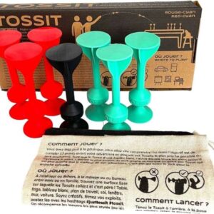 Tossit - Rouge-Cyan