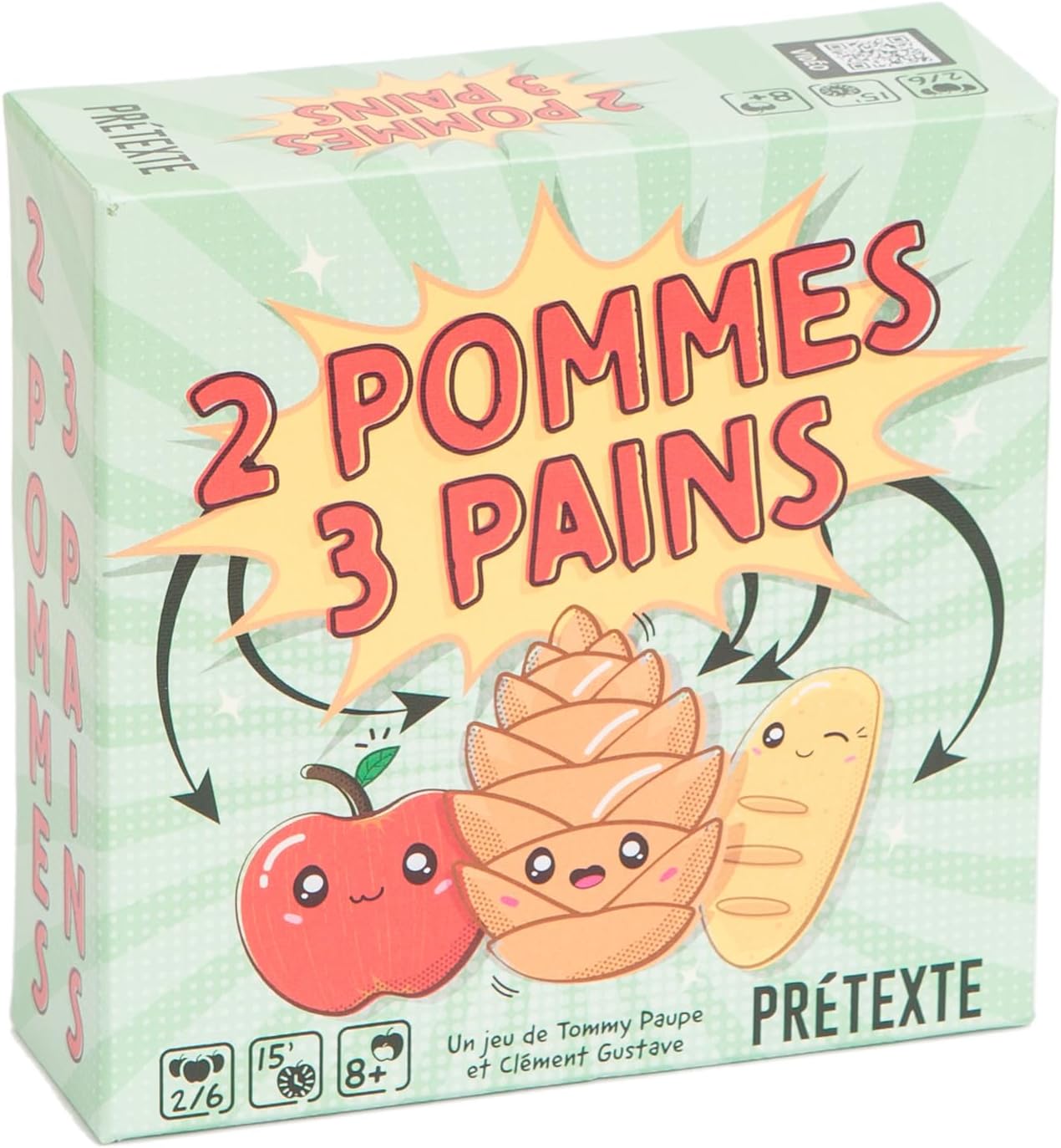 2 pommes 3 pains