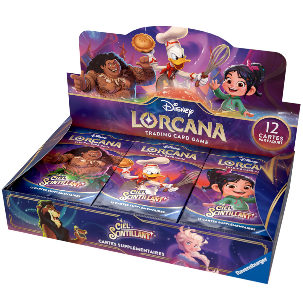 Disney Lorcana set5: Display 24 Boosters "Ciel Scintillant"