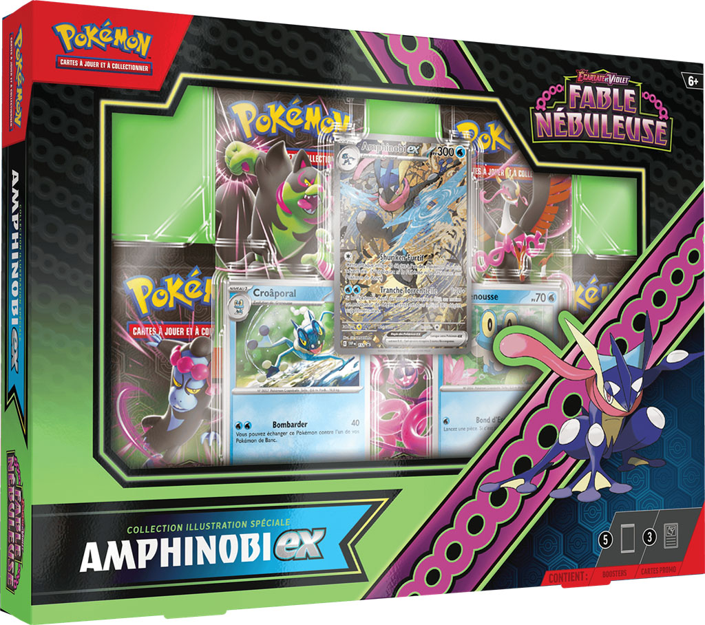 Pokémon EV6.5 : Coffret Amphinobi-EX Fable Nébuleuse