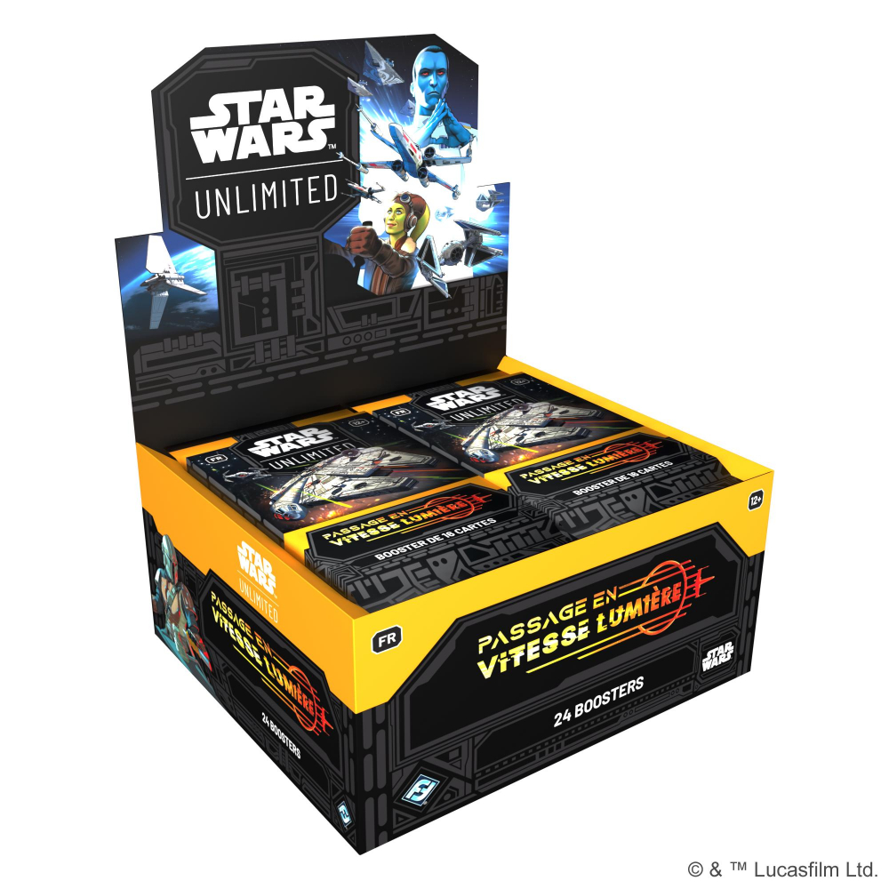 Star Wars Unlimited : Passage en Vitesse Lumière Display 24 Boosters