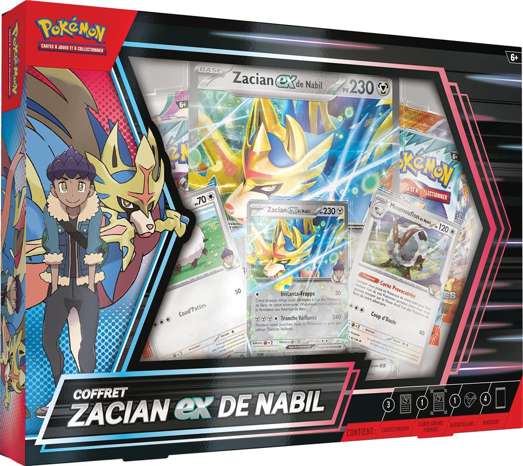 Pokémon - Coffret Zacian-EX de Nabil