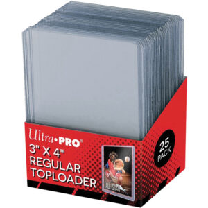 Ultra Pro : 25 Toploader Regular Transparents