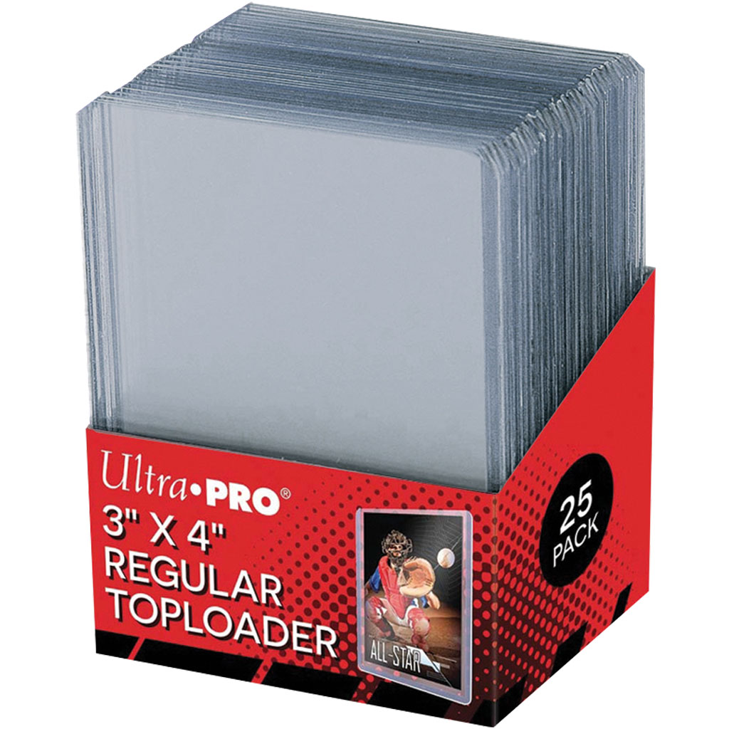 Ultra Pro : 25 Toploader Regular Transparents