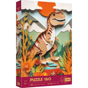 Trefl 40e Anniversaire - Paper Art 3D : Dinosaure