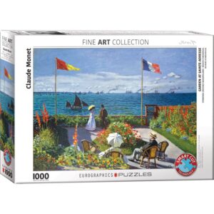 Jardin à Sainte-Adresse, Monet (Fine Art)