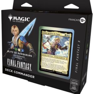 Magic The Gathering : Final Fantasy Commander "Blitz de Marqueurs" Tidus