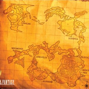 Magic The Gathering: Final Fantasy Playmat V9 World Map