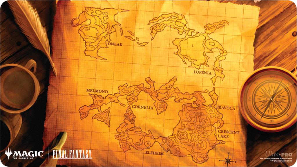 Magic The Gathering: Final Fantasy Playmat V9 World Map