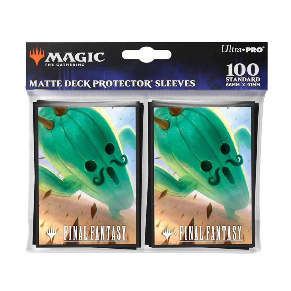MTG: Final Fantasy 100 Sleeves V9 Jumbo Cactuar