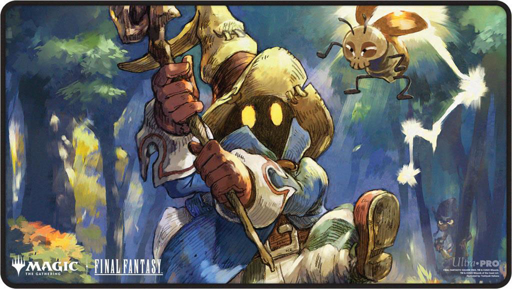 Magic The Gathering : Final Fantasy Black Stitched Playmat Premium 3 Vivi Ornitier