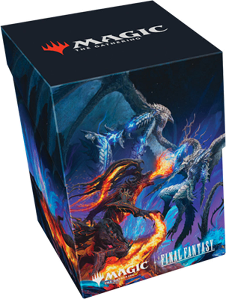 MTG: Final Fantasy 100+ Deck Box V3 Ifrit vs Bahamut