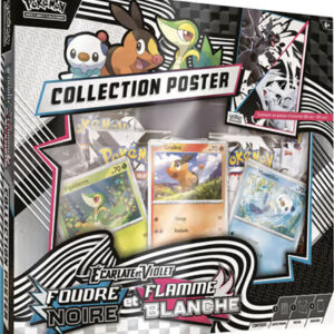 Pokémon EV10.5 : Coffret Poster Unys Foudre Noire et Flamme Blanche